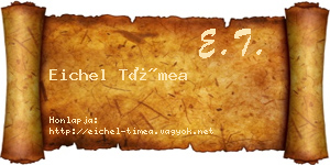 Eichel Tímea névjegykártya